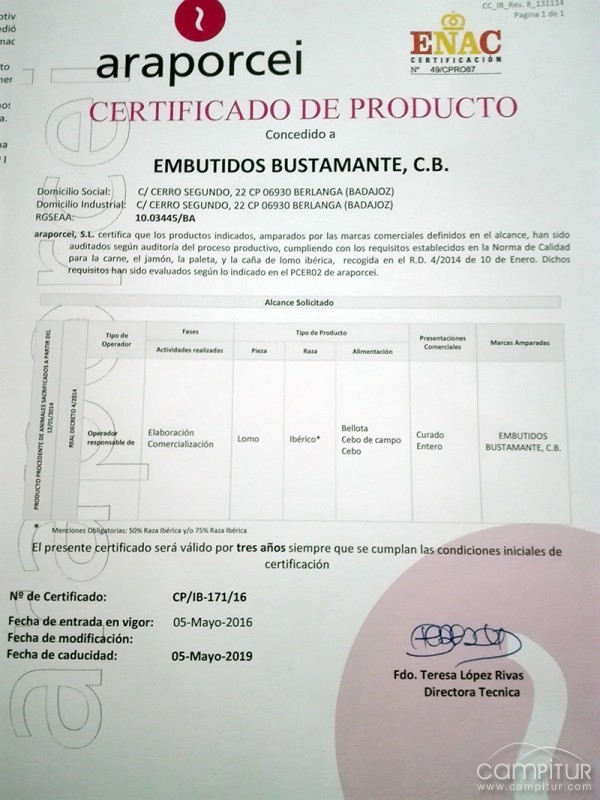 Embutidos Bustamante C.B 