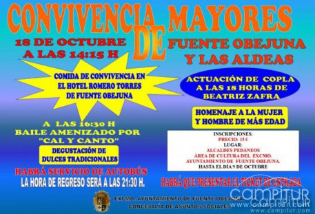 Convivencia de Mayores en Fuente Obejuna y Aldeas 