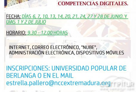 Taller Formativo de Competencias Digitales en Berlanga 
